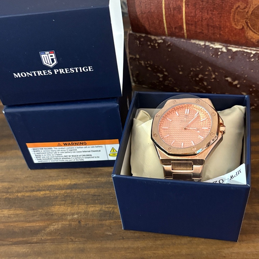 Invicta Rose Gold Watch Montres Prestige x 44mm